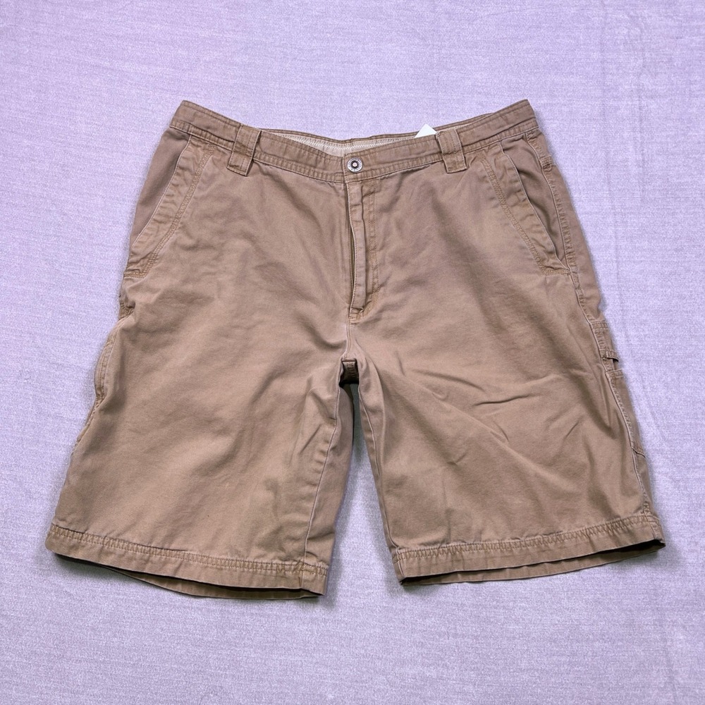 Columbia Men's Cargo Shorts Khaki Size‎ 38W 10In Inseam Omni-Shield